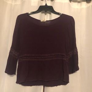Deep purple top